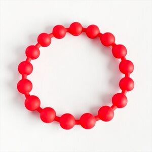 🍬7 for $15🍬 Red Silicon Stretch Bracelet CC